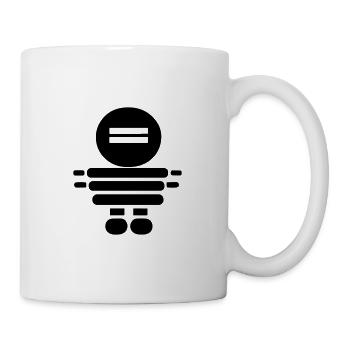 Petit robot - Mug blanc - blanc - Droite