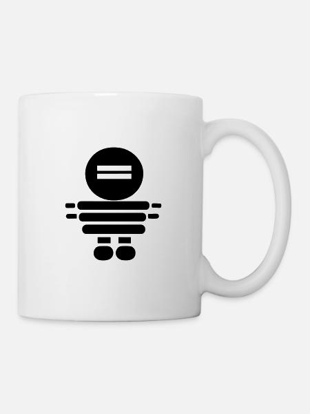 Kleiner Roboter - Tasse - Weiß