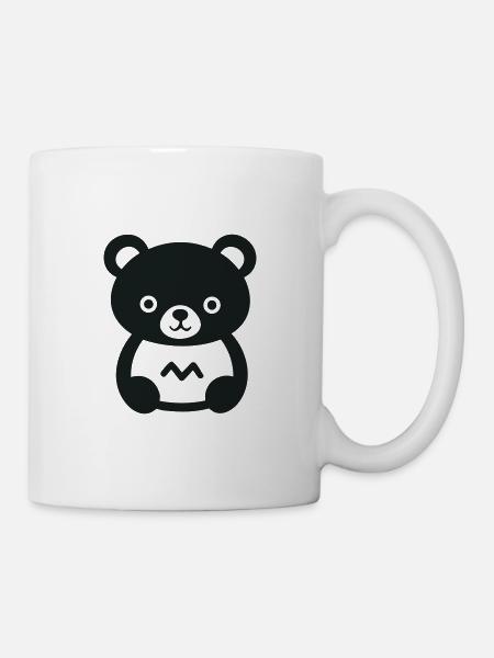 Bärenjunges - Tasse - Weiß