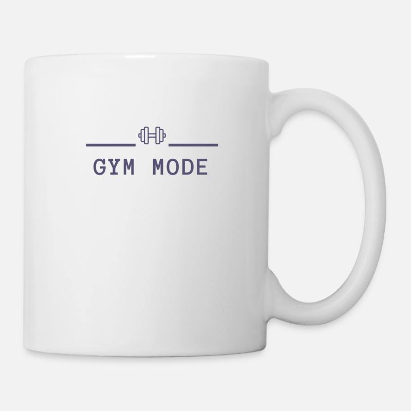 GYM MODE - Tasse - Weiß