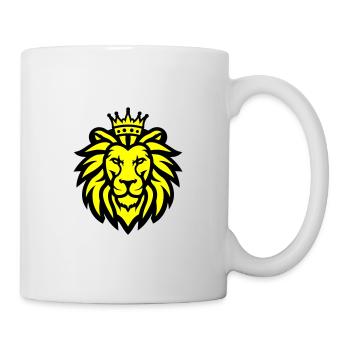 Lion Head Crown Lion - Mug - white - Right