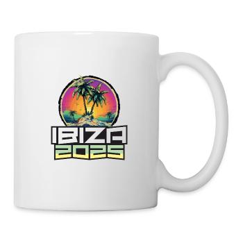 Ibiza 2025 Urlaub Palmen - Tasse - Weiß - Rechts