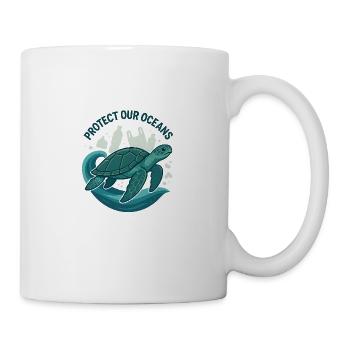 Protect Our Oceans - Mug - white - Right