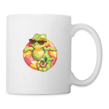 Chameleon Comic Cool - Tasse - Weiß - Rechts