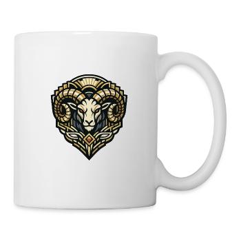 Ornement Goldram Ramkopf Design - Mug blanc - blanc - Droite