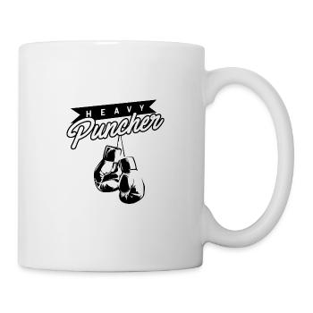 Heavy Puncher Punch Boxer Sport Boxing Gloves - Mug - white - Right