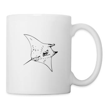 Manta Ray - Tasse - Weiß - Rechts