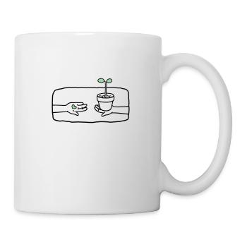 Jardin de plantes de cœur Cultiver - Mug blanc - blanc - Droite
