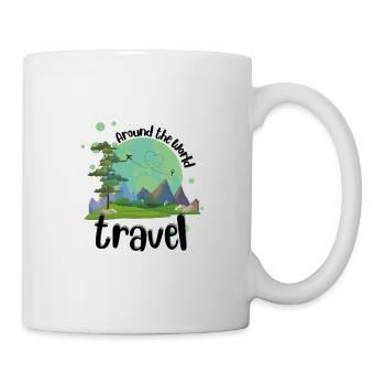 Travel Around The World - Mug - white - Right