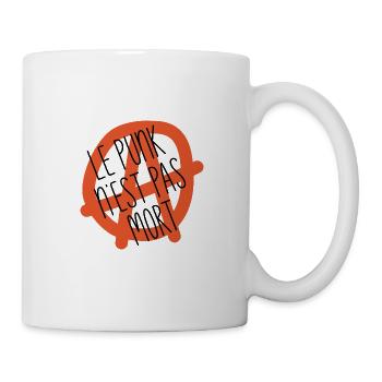 Le punk n'est pas mort t-shirt humour metal - Mug blanc - blanc - Droite