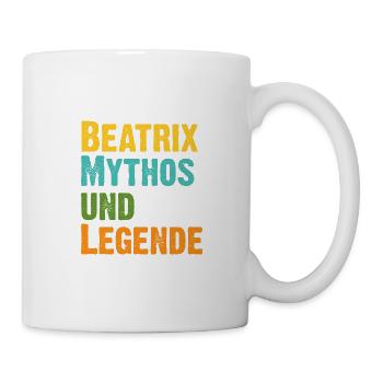 Mythos Beatrix die Legende Vorname Beatrix - Tasse - Weiß - Rechts