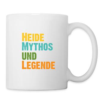 Mythos Heide die Legende Vorname Heide - Tasse - Weiß - Rechts