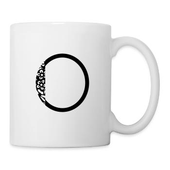 Buchstabe O - Tasse - Weiß - Rechts