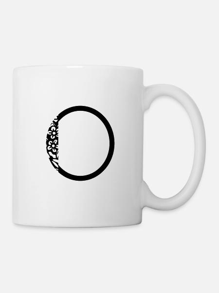 Buchstabe O - Tasse - Weiß