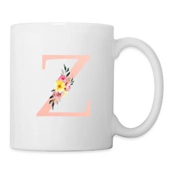 Z Monogramme Floral - Mug blanc - blanc - Droite