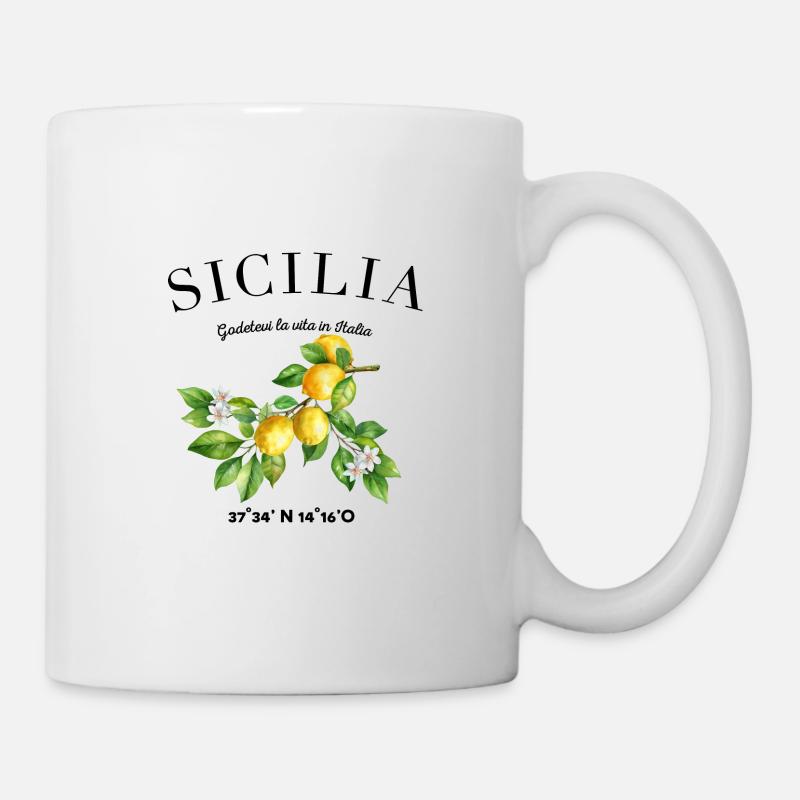 Vacances Sicile Camping Sicilia - Mug blanc - blanc