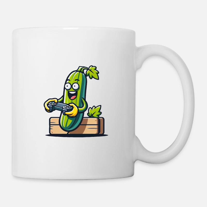 Gamer Zucchini - Mug - white