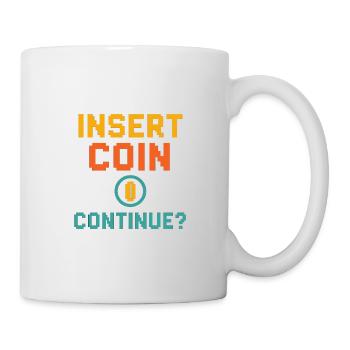 Insert Coin – Continue? - Mug - white - Right
