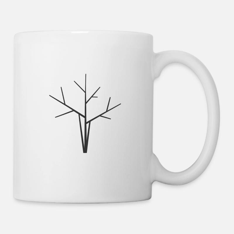 Baum abstrakt  - Tasse - Weiß