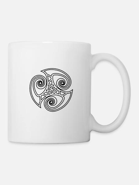 Triskell - Mug blanc - blanc