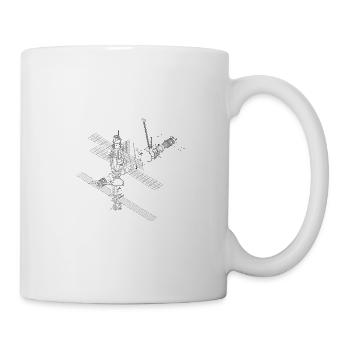 ISS satellite de l'espace NASA - Mug blanc - blanc - Droite