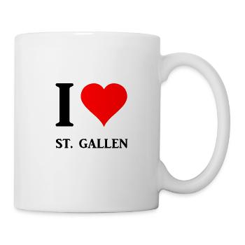 I love ST Gallen 1 - Tasse - Weiß - Rechts