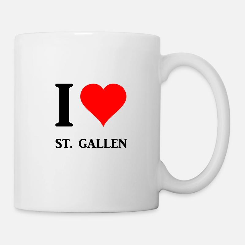 I love ST Gallen 1 - Mug blanc - blanc