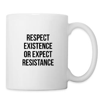 Feminist Feminist Feminism Demo Black - Mug - white - Right