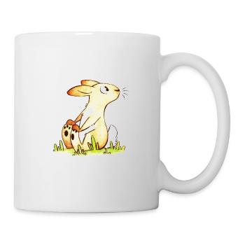 Kleines Häschen - Tasse - Weiß - Rechts