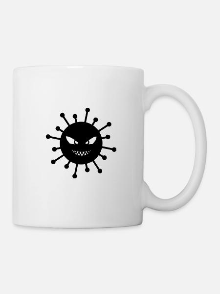 coronavirus covid 19 - Mug blanc - blanc