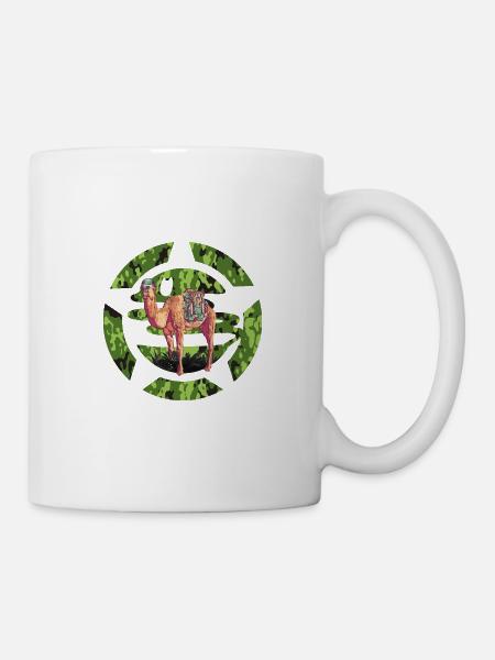 Camo Camel - Tasse - Weiß