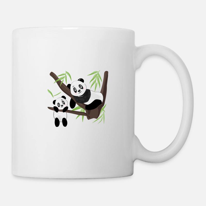 panda - Mug blanc - blanc