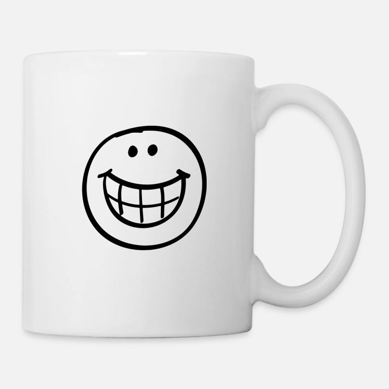Smiling face, smile, smile - Mug - white