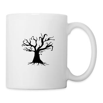Tree without leaves - Mug - white - Right