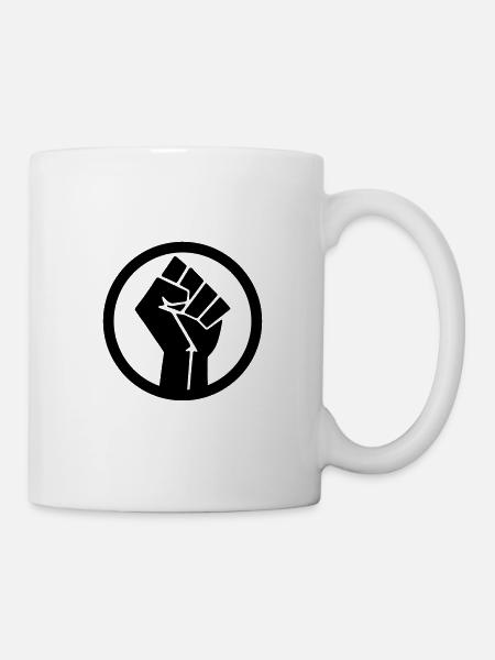 Power Fist - BLM - Mug blanc - blanc
