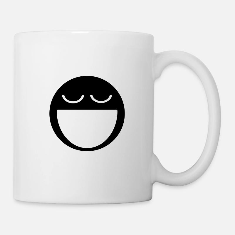 zufrieden - Tasse - Weiß