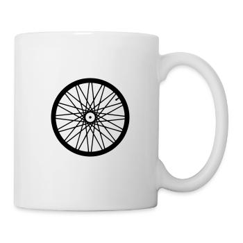 Pneus vélo - Simple Déclaration - Mug blanc - blanc - Droite