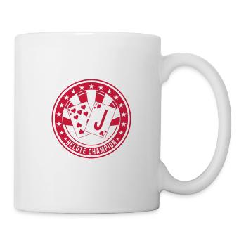 Belote Champion - Tasse - Weiß - Rechts