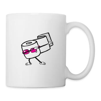 Papier toilette Cadeau Dabbing - Mug blanc - blanc - Droite