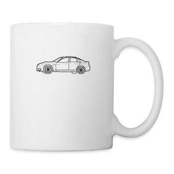 Sports car M3 E90 - Mug - white - Right