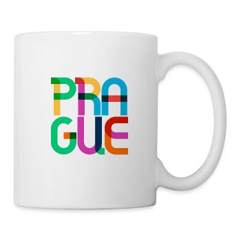 Prague Czech Republic CMYK Pop Art Style - Mug - white - Right