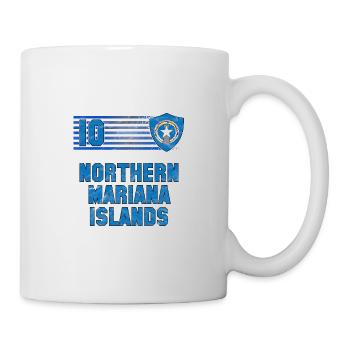 Équipe des Îles Mariannes du Nord de football - Mug blanc - blanc - Droite