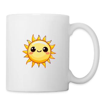 Sonne - Tasse - Weiß - Rechts