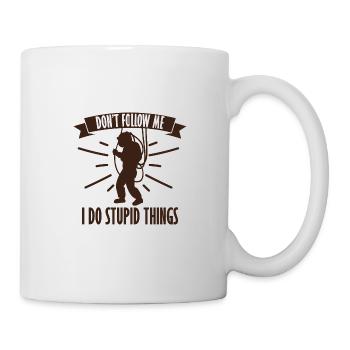 Divers do stupid things - Mug - white - Right