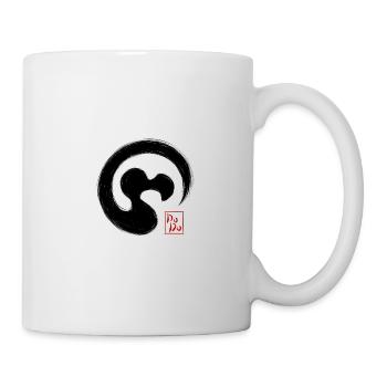 Dodo im japanischen Enso Kreis | Zen Dronte - Tasse - Weiß - Rechts