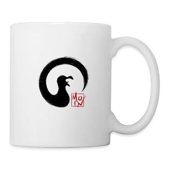 Hello! Baltic Sea North Sea Zen Seagull in Japan Enso Circle - Mug - white - Right