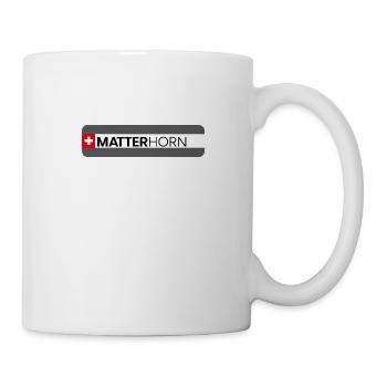 Matterhorn Switzerland Design lettering - Mug - white - Right
