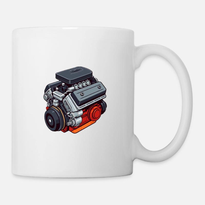 Motor Theme: Classic and Power - Mug - white