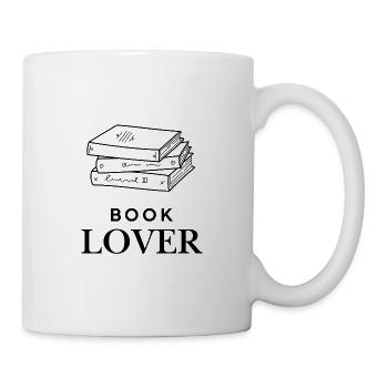 Amateur de livres - Mug blanc - blanc - Droite