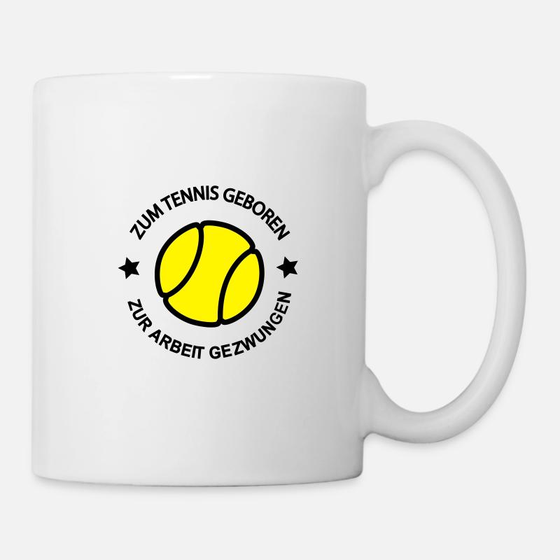 Tennis - Tasse - Weiß